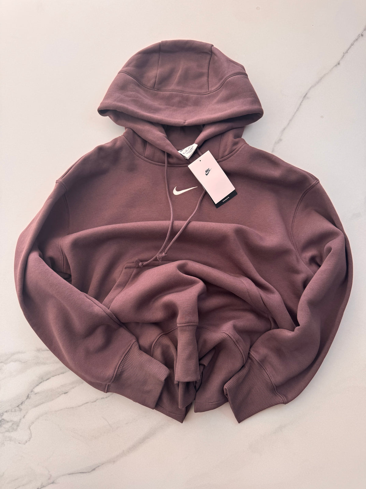 Nike Solo Swoosh – Sudadera con capucha de tejido Fleece
