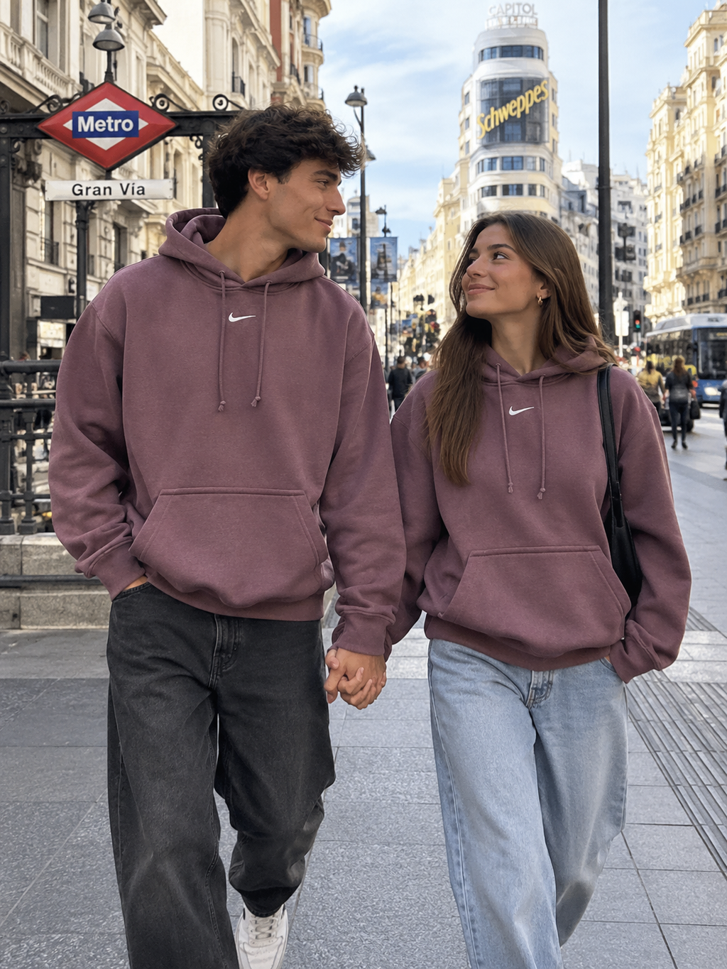 Nike Solo Swoosh – Sudadera con capucha de tejido Fleece