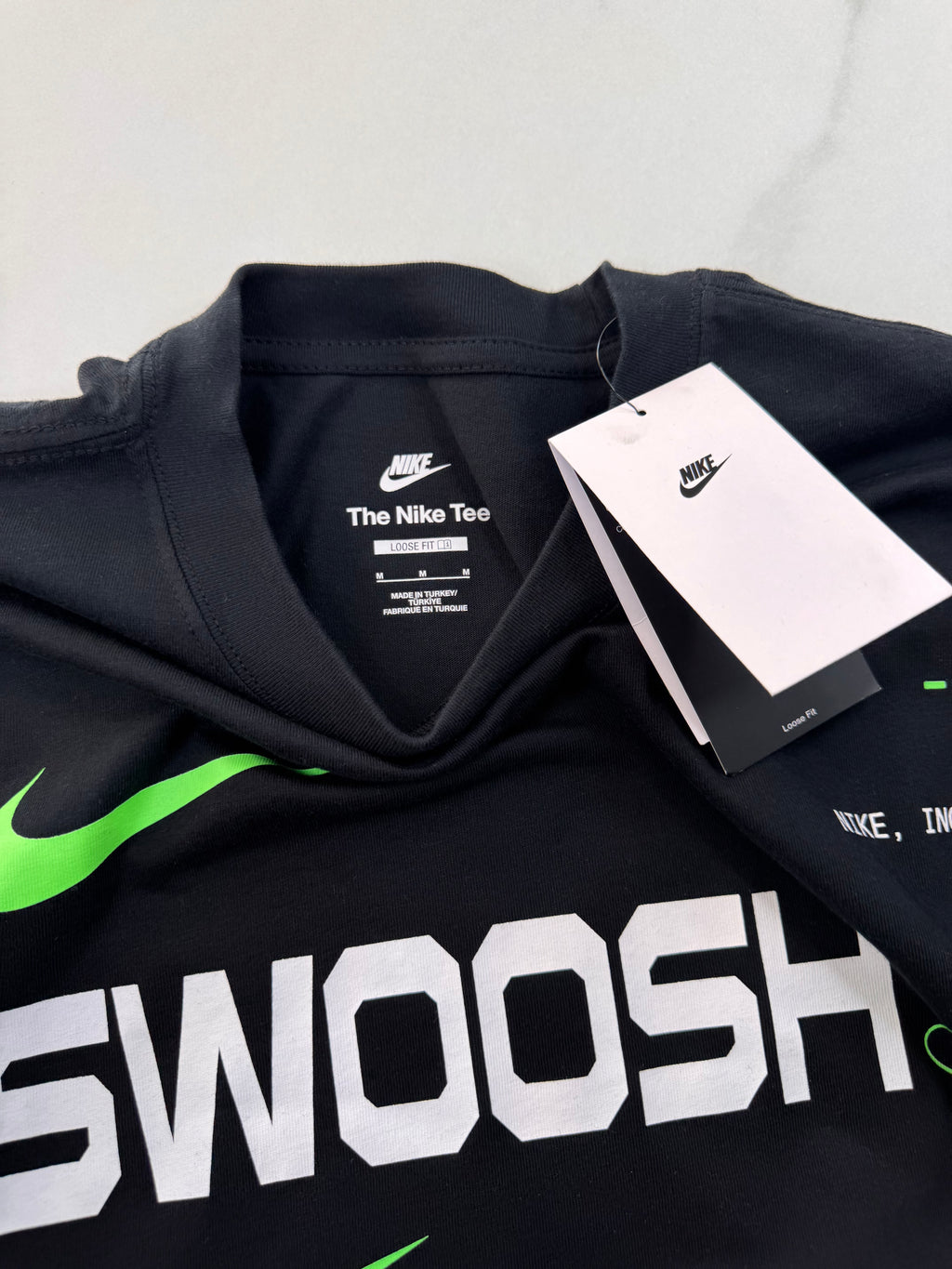 Camiseta oversize swoosh