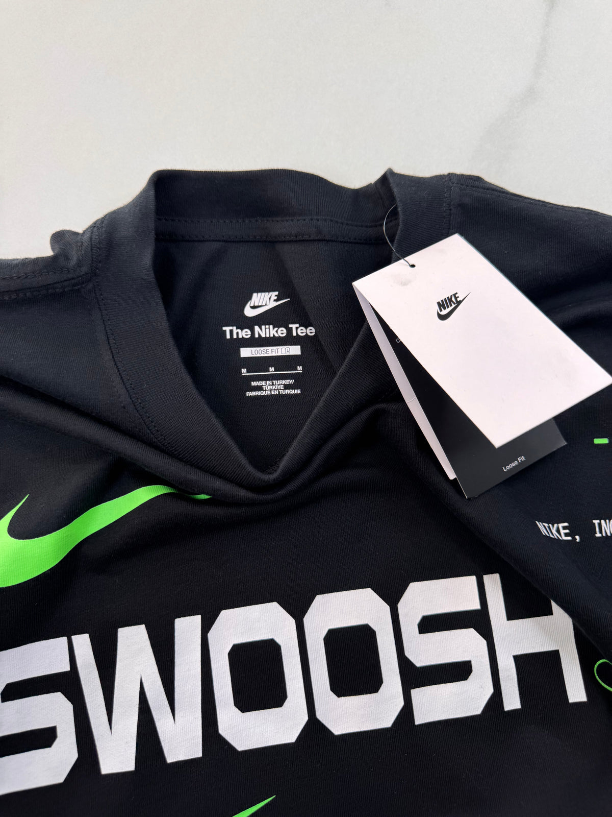 Camiseta oversize swoosh
