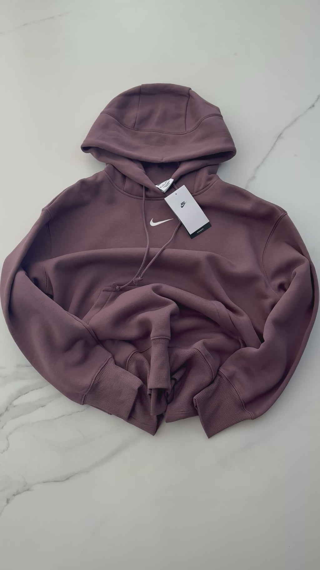 Nike Solo Swoosh – Sudadera con capucha de tejido Fleece