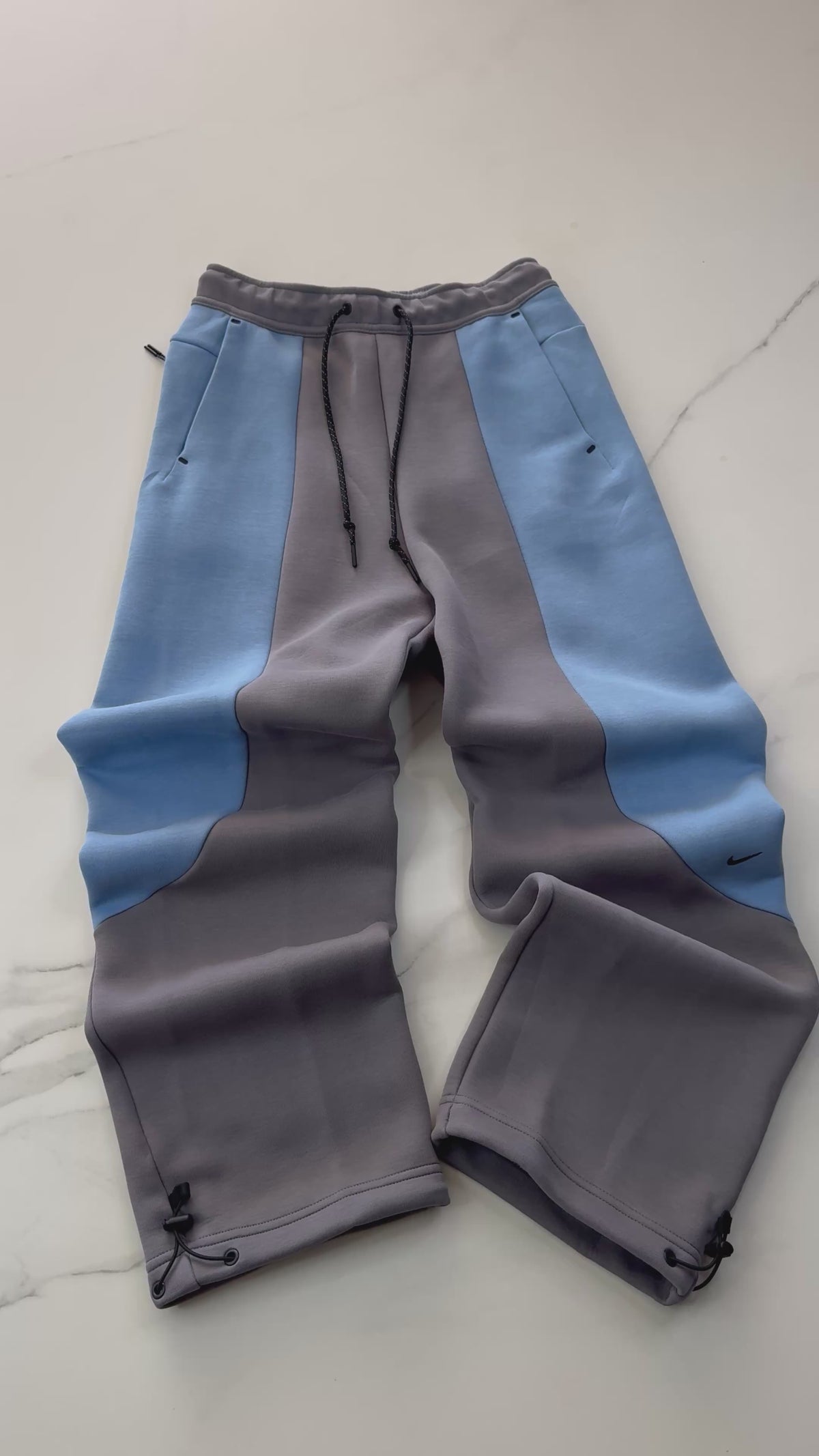 Nike tech colour block openhem fleece